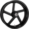 PERFORMANCE MACHINE (PM) Wheel - Pro-Am - Front - Dual Disc/with ABS - Black Ops™ - 18x5.5 1204-7814R-PRO-SMB