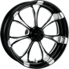 PERFORMANCE MACHINE (PM) Wheel - Paramount - Rear - Single Disc/with ABS - Platinum Cut™ - 18x5.5 - '09+ FLT 1269-7814R-PAR-BMP