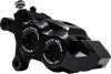 PERFORMANCE MACHINE (PM) Caliper - 137 X 4B - Left - Black Anodized with Black Bore Caps 0053-2957-MB