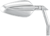 PERFORMANCE MACHINE (PM) Mirror - Vision - Arrow - Side View - Triangle - Chrome - Left/Right 0064-2023-CH
