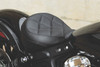 Mustang 18-21 Indian Scout Bobber Standard Touring Solo Seat Diamond Stitch - Black