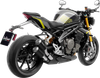 LEOVINCE LV-10 Black Edition Slip-On Muffler - Triumph Speed Triple 1200 RR/RS/RX 15271B