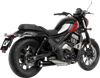LEOVINCE Classic Racer Slip-On Muffler - Black - Claibro 700 15012BU