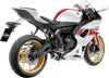 LEOVINCE 2-into-1 LV-10 Exhaust System - Black Stainless Steel - Yamaha 700 15272BU