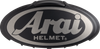 ARAI HELMETS 3D Arai Logo Duct - Black/Light Gray 102103