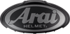 ARAI HELMETS 3D Arai Logo Duct - Black/Light Gray 102104