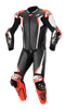 ALPINESTARS Racing Absolute v2 1-Piece Leather Suit - Black/White/Red Fluo - US 42 / EU 52 3156323123152