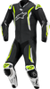 ALPINESTARS GP Tech v5 1-Piece Leather Suit - Black/White/Yellow Fluo - US 48 / EU 58 3150226-125-58