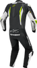 ALPINESTARS GP Tech v5 1-Piece Leather Suit - Black/White/Yellow Fluo - US 48 / EU 58 3150226-125-58