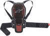 ALPINESTARS Nucleon KR-1 Cell Back Protector - Red/Black - XL 6504520-009-XL
