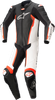 ALPINESTARS Missile v2 - 1-Piece Leather Suit - Black/White/Red Fluo - US 50 / EU 60 3150122-1231-60