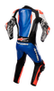 ALPINESTARS Racing Absolute v2 1-Piece Leather Suit - Metallic Blue/Black/White/Red Fluo - US 42 / EU 52 3156323718352