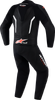 ALPINESTARS GP Force v2 2-Piece Leather Suit - Black/White/Red Fluo - US 40 / EU 50 3160126-1231-50