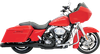 BASSANI XHAUST Megapower 2:1 Exhaust - 1-3/4" to 1-7/8" to 2" - Black FLH-767B
