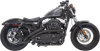 BASSANI XHAUST Radial Sweepers Exhaust System - Black - XL 1X2FB