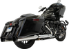 BASSANI XHAUST 4-1/2" Slip-On Mufflers - Chrome 1F745