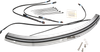 CIRO Solaire LED Windshield Trim - Chrome 12000