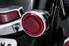 CIRO Turn Signal Insert - Red LED - Red Lens - Chrome 45700