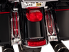 CIRO Filler Panel Light - Red Lens - Red LEDs - Chrome 40050