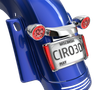 CIRO License Plate Frame - Chrome - Red 40300
