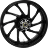 COASTAL MOTO Wheel - Hurricane 3D - Rear - Single Disc/without ABS - Black - 18x5.5 3D-HUR185SB