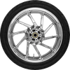 COASTAL MOTO Hurricane Rear Wheel - Chrome (18") | Dunlop AE Tire (180/55B18)) PKG-HUR185CH-24ABST
