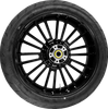 COASTAL MOTO Atlantic Rear Wheel - Black (18") | Dunlop AE Tire (180/55B18)) PKG-ATL185SB-24ABST