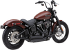 COBRA 909 Exhaust - Black - '18-'20 Softail 6712B