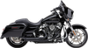 COBRA Turn Out 2-into-1 Exhaust System - Black 6271B-1