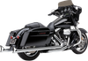 COBRA Dual Speedster Exhaust - Chrome - Fishtail - '10-'16 Dresser 6974