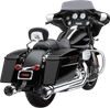 COBRA Race-Pro Slip-On Mufflers - Chrome - '95-'16 FLH 6218