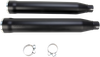 COBRA Slip-On Mufflers with Race Pro Tips - 3" - Black - '07-'17 FXST/B/C, FLSTC/FXCW/C/FXSB/SE 6053B