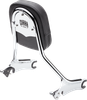 COBRA Backrest - Tall - Chrome - Chieftain 502-2005