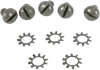 COLONY Screw Kit - Outer/Wheel Hub - Round/Button-Head - Parkerized 9670-10