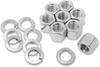 COLONY Hardware Kit - Cylinder Base Nuts - Chrome - '36-'77 Harley-Davidson 8104-16