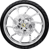 COASTAL MOTO Hurricane Front Wheel - Chrome (21") | Rotors (11.8") | Dunlop AE2 Tire (130/60B21) PKG2-HUR213CH-ABST