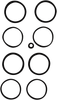 CYCLE CRAFT Front/Rear Caliper Seal Kit 19258