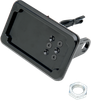 CYCLE VISIONS Horizontal License Plate Mount with Light - Black - '08-'17 FXD CV-4607BLH