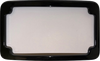 CYCLE VISIONS License Plate Frame - Curved - without Light - Black - Universal CV4618B