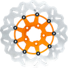 GBRAKES Brake Rotor - Rear - Orange GBDU027