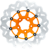 GBRAKES Wave® Brake Rotor - Front - 12-1/2" - Orange GBDU030