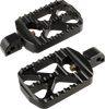 JOKER MACHINE Bear Claw Foot Pegs - Black - Harley-Davidson 08-646-7B