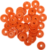 WOODY'S Round Digger® Support Plates - Orange - 5/16" - 48 Pack AWA-3805