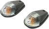K&S TECHNOLOGIES Flush Mount Marker Lights - Black/Clear 25-8022