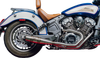 Indian Scout Mid Length Cannon Brushed Ss