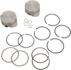 KB PERFORMANCE Piston Kit - 3.498" +0.010" - 8.6:1 CR - 80" Evolution Big Twin KB258.010