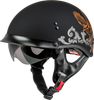 W/ Peak Matte Black/Silver/Orange