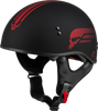 Matte Black/Red