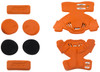 K1 Knee Brace Pad Set Orange Yl (Left)