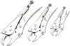 3 Pc Locking Plier Set